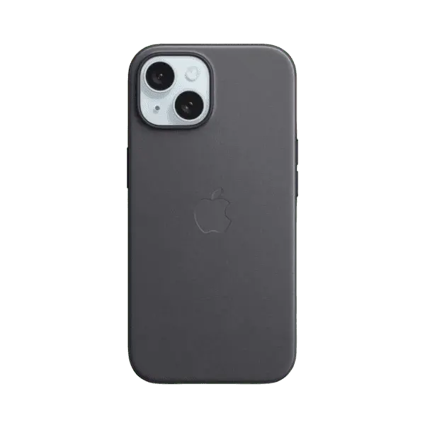 Apple iPhone 15 Finewoven Case MT393ZM A Black With MagSafe