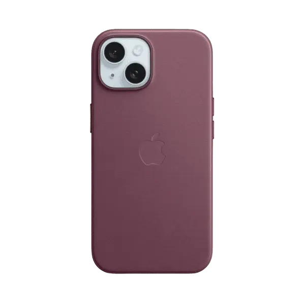 Apple iPhone 15 Finewoven Case MT3E3ZM A Mulberry With MagSafe