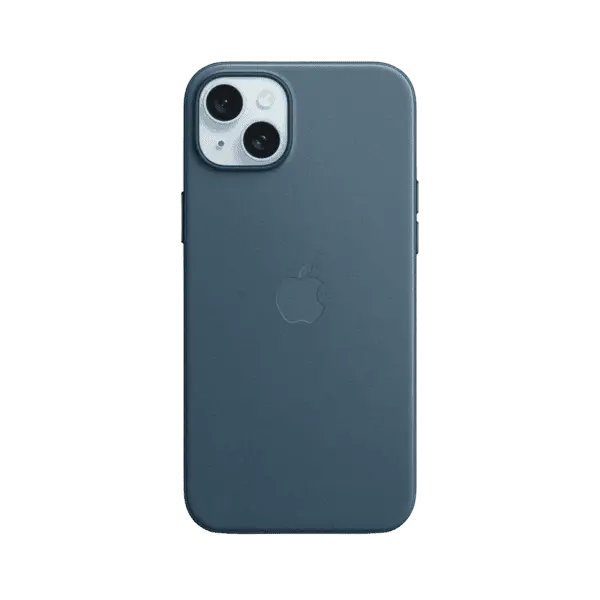 Apple iPhone 15 Plus Finewoven Case MT4D3ZM A Pacific Blue With MagSafe