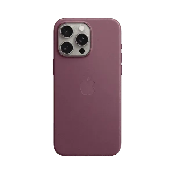 Apple iPhone 15 Pro Max Finewoven Case MT4X3ZM A Mulberry With MagSafe