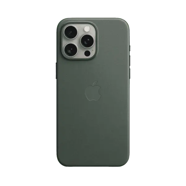 Apple iPhone 15 Pro Max Finewoven Case MT503ZM A Evergreen With MagSafe