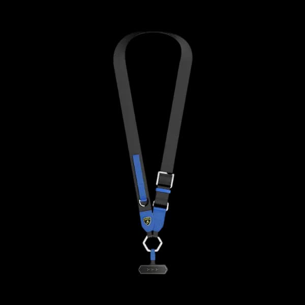 Automoili Lamborghini Mobile Lanyard Holder Blue 1 Pcs