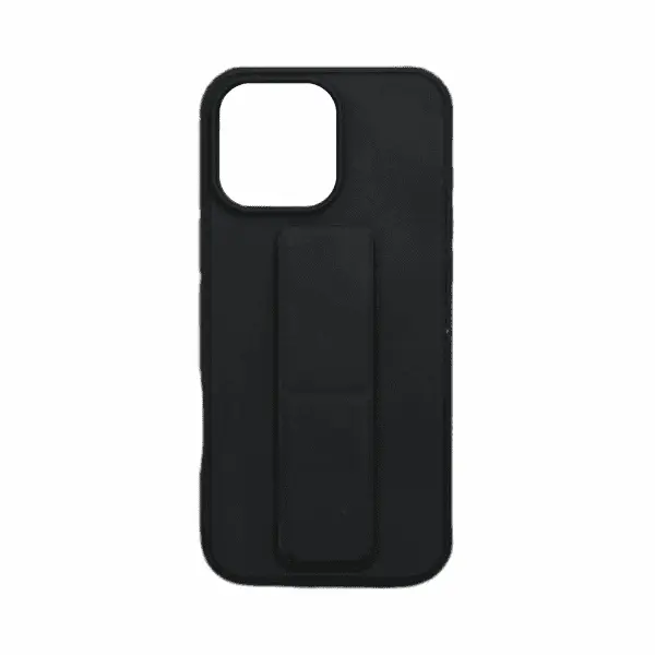 Back Cover Magnetic Grip Case For iPhone 16 Pro Black