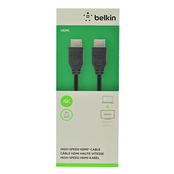Belkin HDMI Stantard Audio Video Cable 4K Ultra HD 3 Meter Tcm