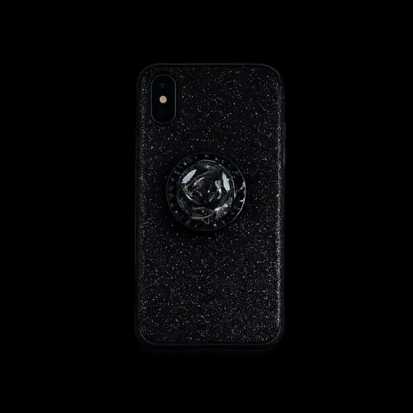 Bling Pop Socket Case Black