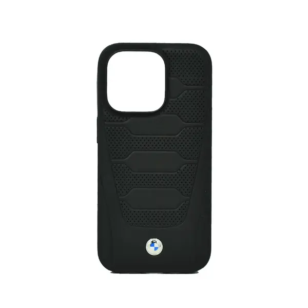 Bmw Signature Collection Genuine Leather Case With Perforated Seats Design For iPhone 14 Pro
