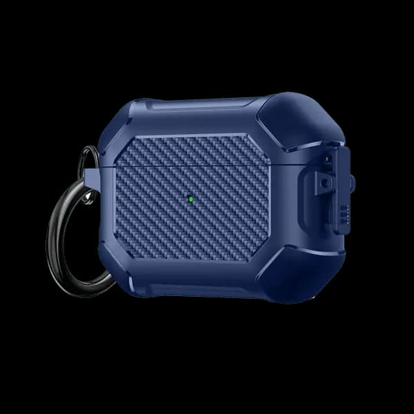 Carbon Hard Case AirPods Blue