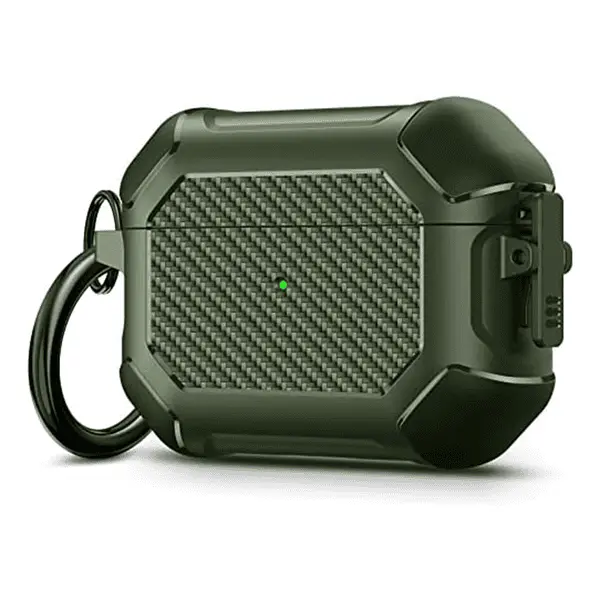 Carbon Hard Case AirPods PRO2 Green