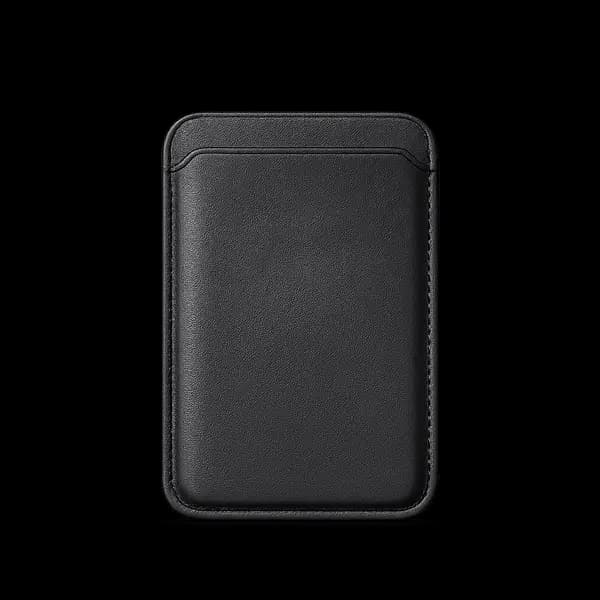 Coblue MagSafe Leather Card Wallet Black