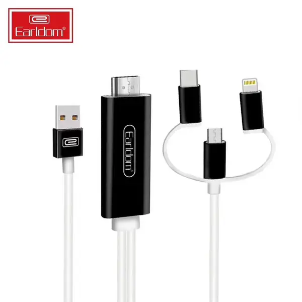 Earldom Hdtv Cable 3IN1 4KHD Universal