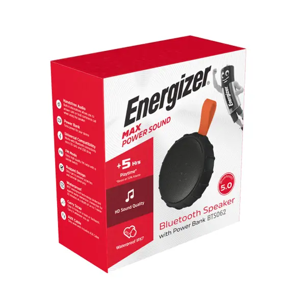 Energizer Bts 062 Portable 6W BT Speaker Tt