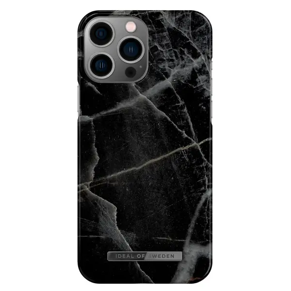Fashion Case Ideal Of Sweden Case MagSafe iPhone 14 Plus Black Thunder Marble