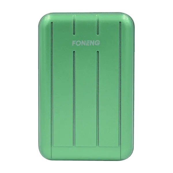Foneng Magnetic Wireless Power Bank 10000 MAH Green