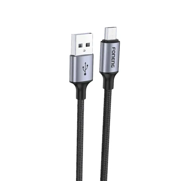 Foneng X95 Braided Cable 3A Micro Black