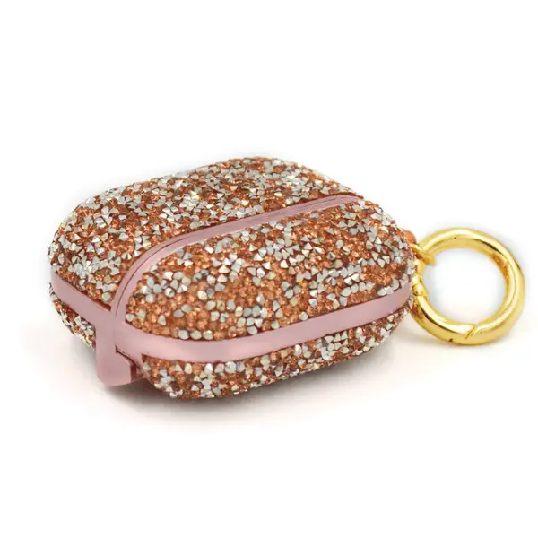Gold Glitter Hard Case For AirPods 3