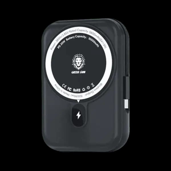 Green Lion Monaco Magsfe Power Bank 20000MAH Black