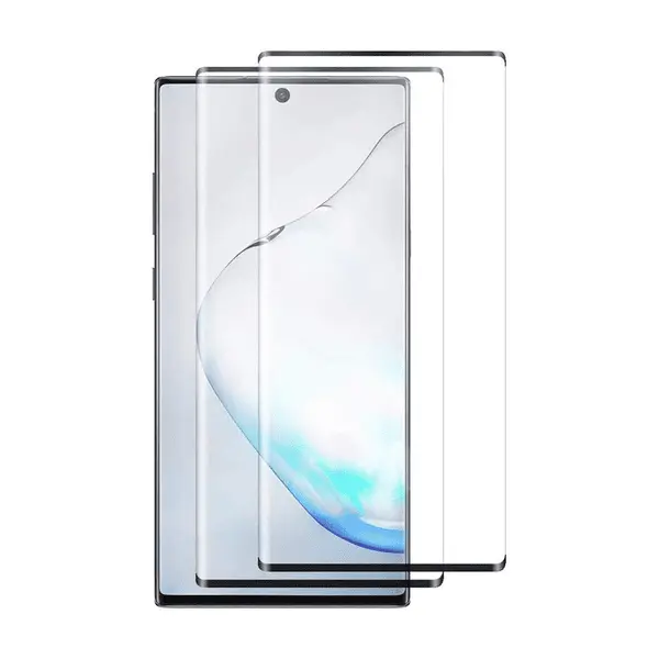 Green Tempered Glass Screen Protector Galaxy NOTE10