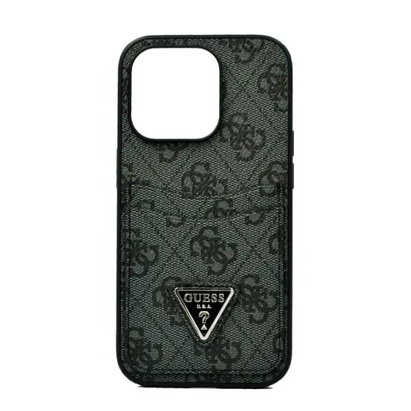 Guess 4G Double Card Triangle Hard Case For iPhone 14 Pro