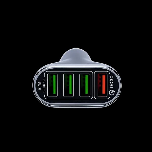iSAFE 4USB QC Car Charger