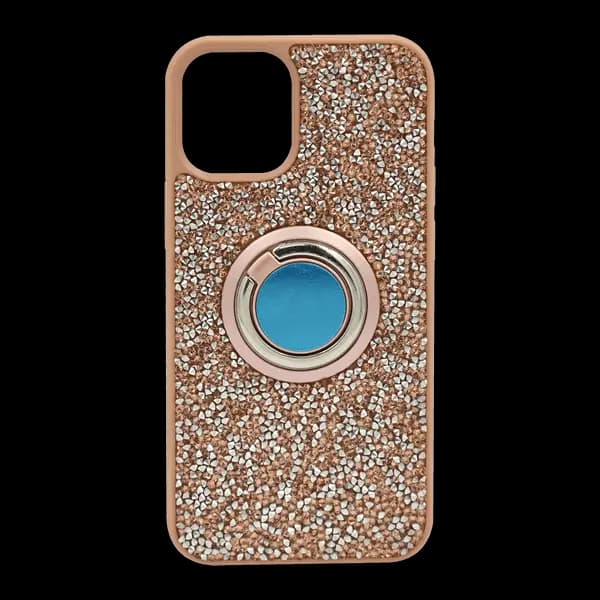 iSAFE Bling Ring Hard Cover iPhone 12 Mini Black