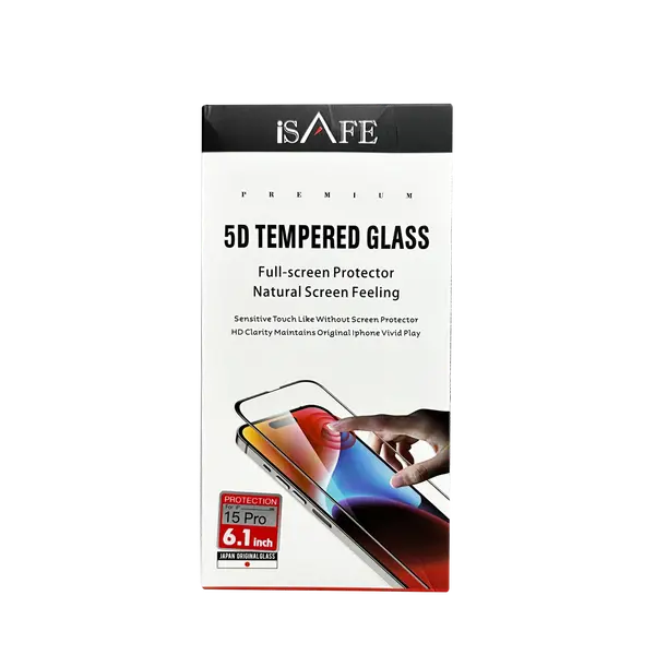 iSAFE HD Glass Screen Guard iPhone 15 Pro