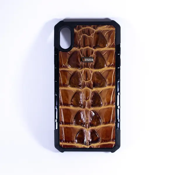 iSAFE Signature Crocodile Leather Back Case