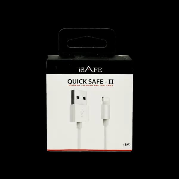 iSAFE USB To Lightning 1 Metre Cable