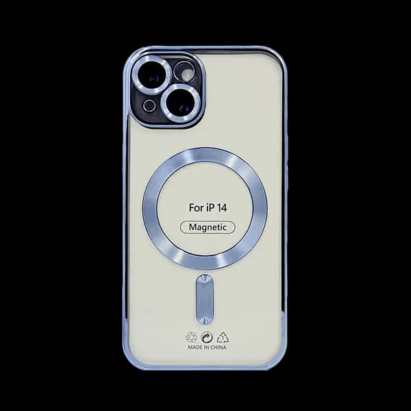 J Blue MagSafe iPhone 14 Hard Case
