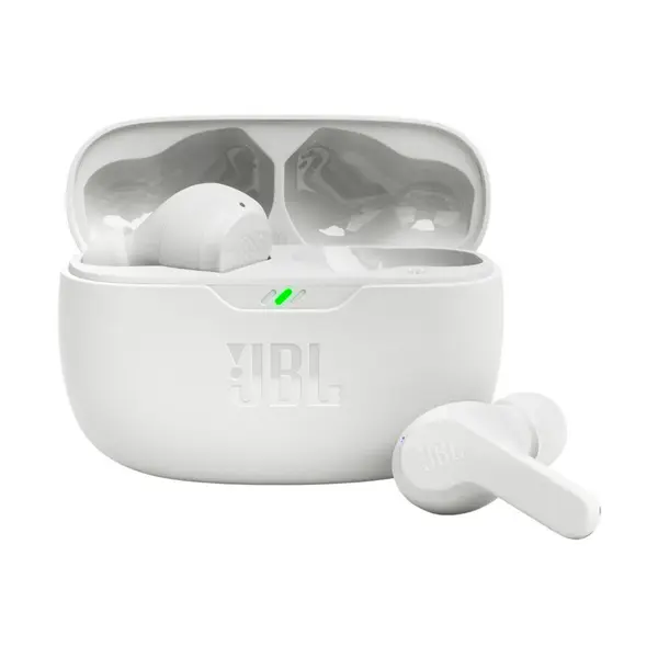 Jbl Wave Beam True Wireless Earbuds With Jbl Pure Bass Sound White