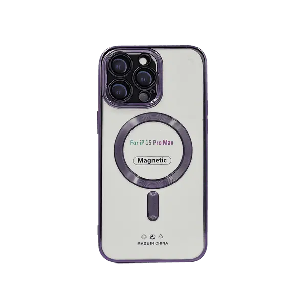Jcase MagSafe Design Case iPhone 15 Pro Max Purple