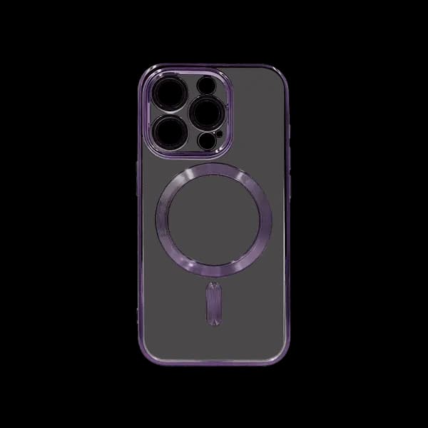 Jcase MagSafe Design Case iPhone 15 Pro Purple