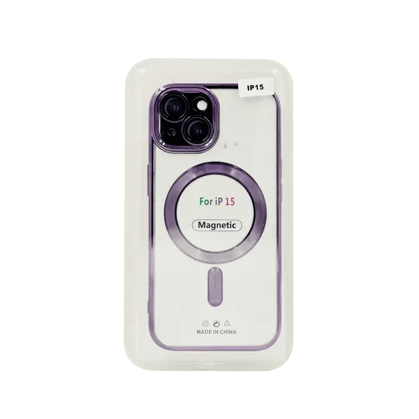 Jcase MagSafe Design Case iPhone 15 Purple