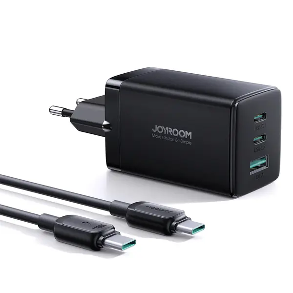 Joyroom 65W Gan Charger With Type C To Type C Cable TCG01