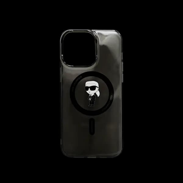 Karl Lagerfeld MagSafe Iml Ikonik Case iPhone 15 Pro Black