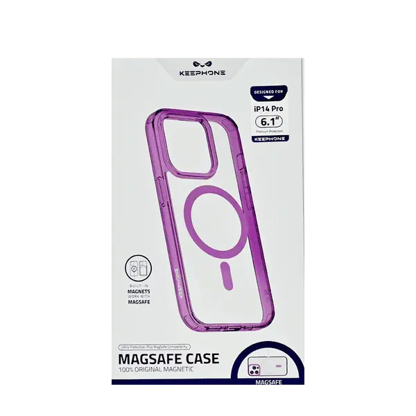 Keephone Magnetic Case iPhone 14 Pro Purple