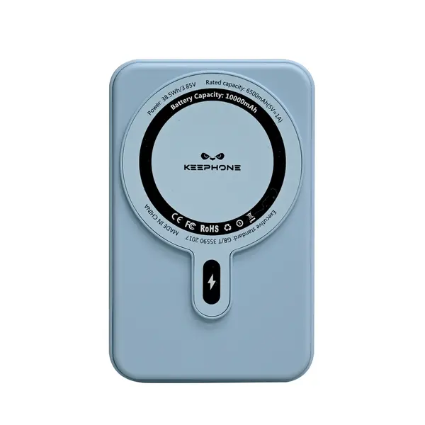 Keephone Pb 15 Magnetic Powerbank 10000MAH With Stand Blue