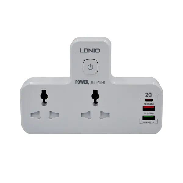 Ldnio SC2311 Outlet+usb+pd Home Charger With Uk Plug