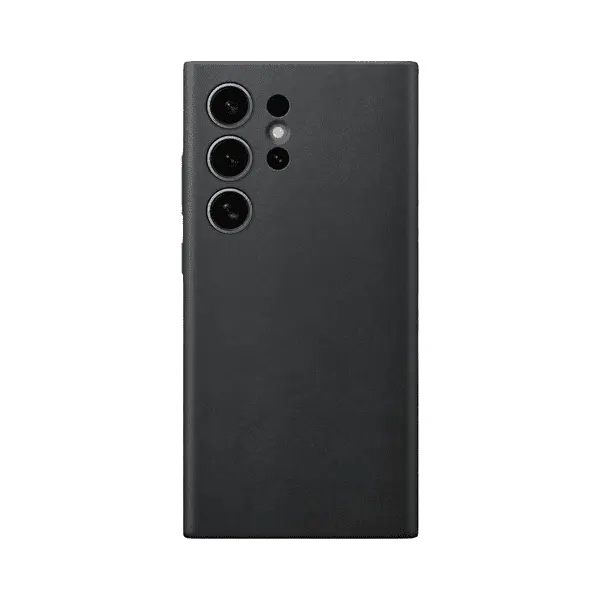 Leather Hard Case Samsung Galaxy S24 Ultra Black