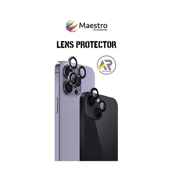 Maestro Anti Glare Lens Protector iPhone 14 Pro 14 Pro Max Graphite