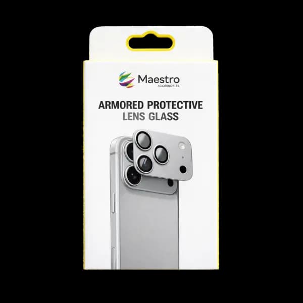 Maestro Armor Camera Glass Protector iPhone 17 Pro Max Silver