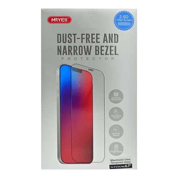 Mryes Tempered Glass Screen Protector iPhone 12 Pro Max
