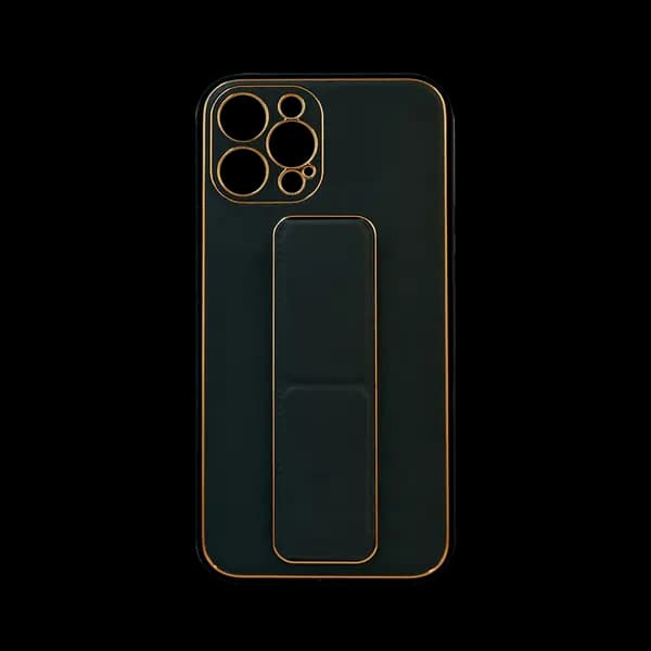 My Choice Black Pu Leather Case For iPhone 12 Pro Max