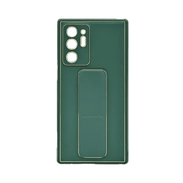 My Choice Leather Back Cover Grip Galaxy S22 Ultra Green
