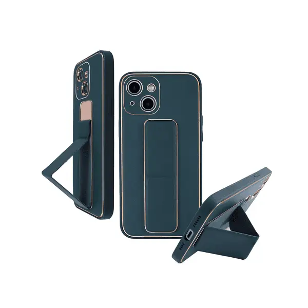 My Choice Leather Grip Case For iPhone 12 Pro Green