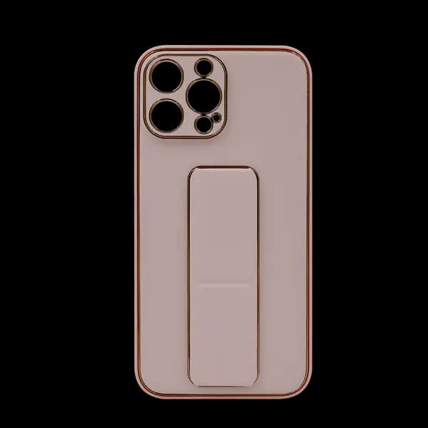 My Choice Leather Grip Case For iPhone 13 Pro Max Pink