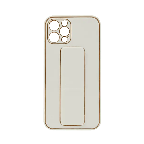 My Choice Leather Grip Case For iPhone 13 Pro White