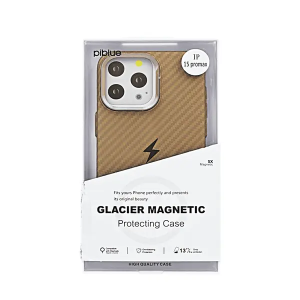 Piblue Desert Gold Twill Kevlar Magnetic Case