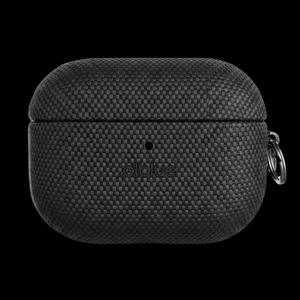 Piblue Kq 14 Grain Leather Case AirPods PRO3 Black