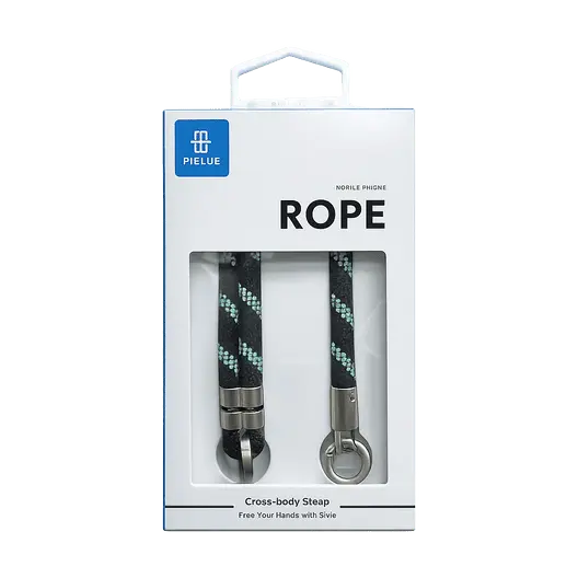 Piblue Rope Cross Body Strap Black