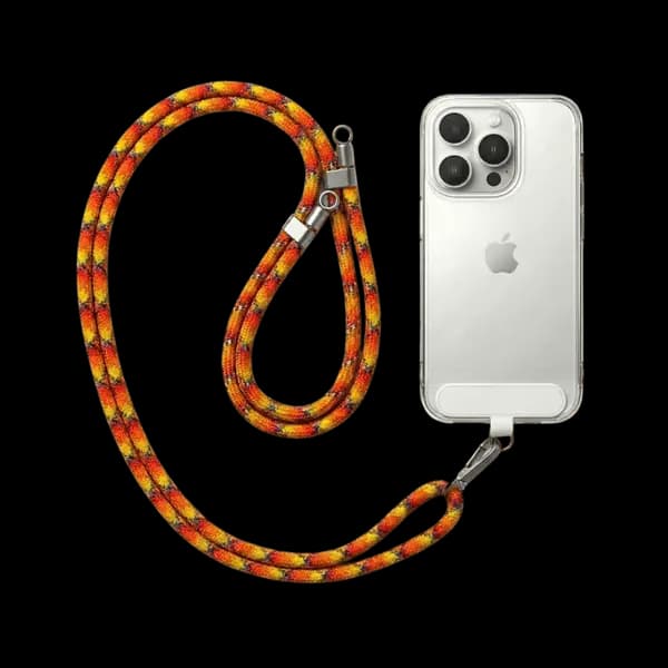 Piblue Rope Cross Body Strap Orange